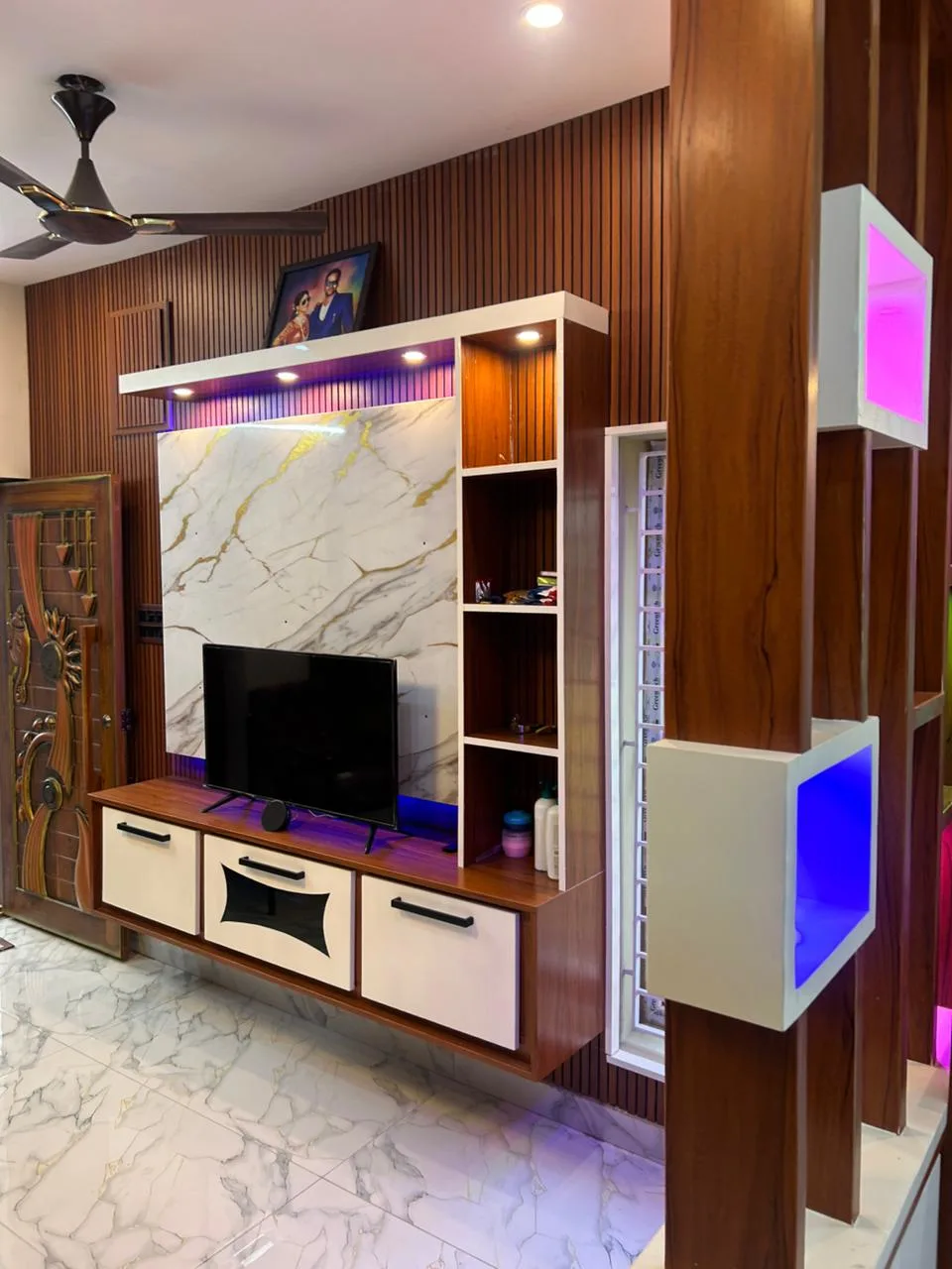 upvc tv unit design in coimbatore